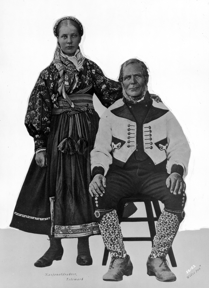 Anders Beer Wilse, Prot: Nationaldragter - Telemark, mand og kone
