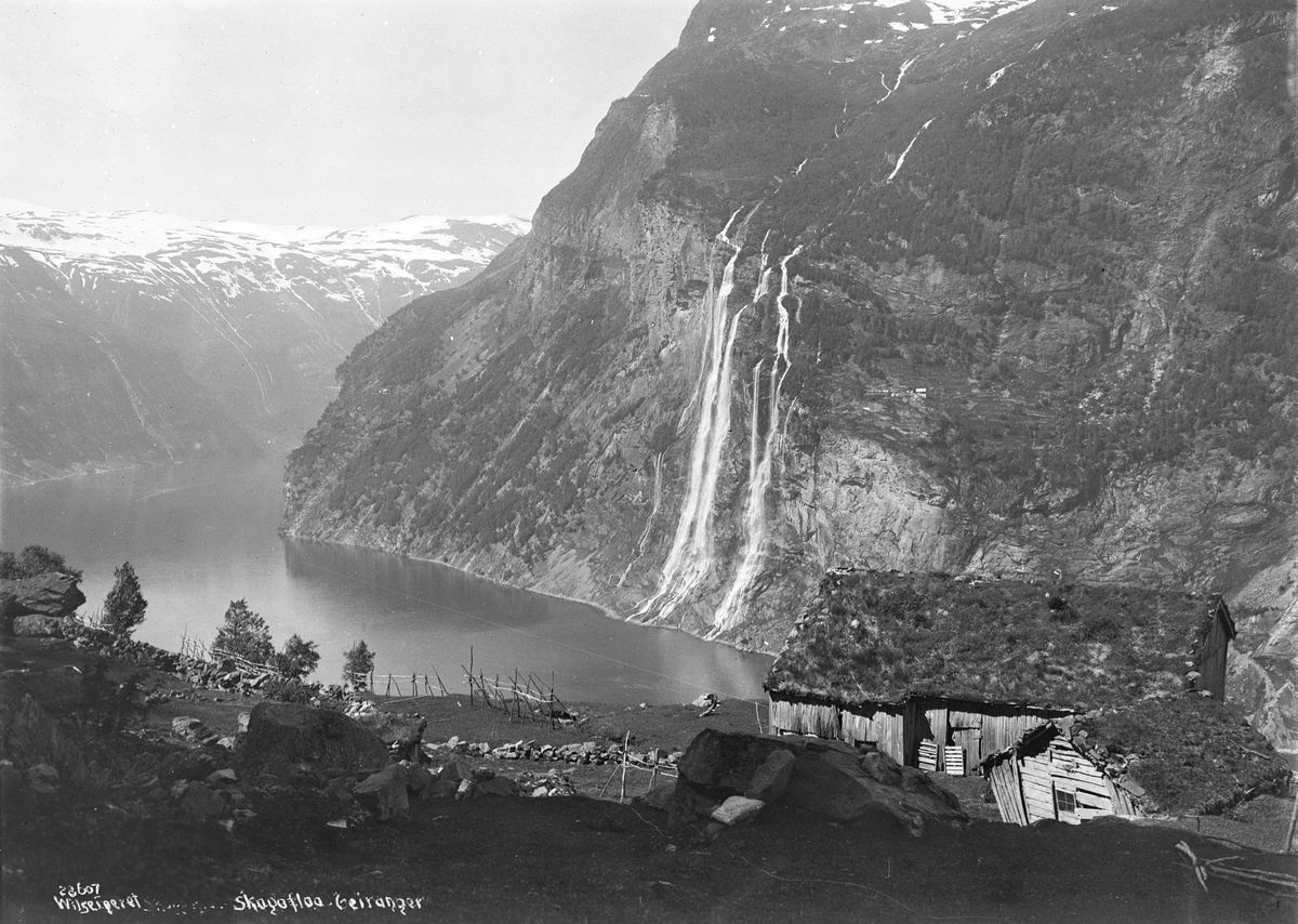 Anders Beer Wilse, Prot: Geirangerfjorden fra Skaageflaa