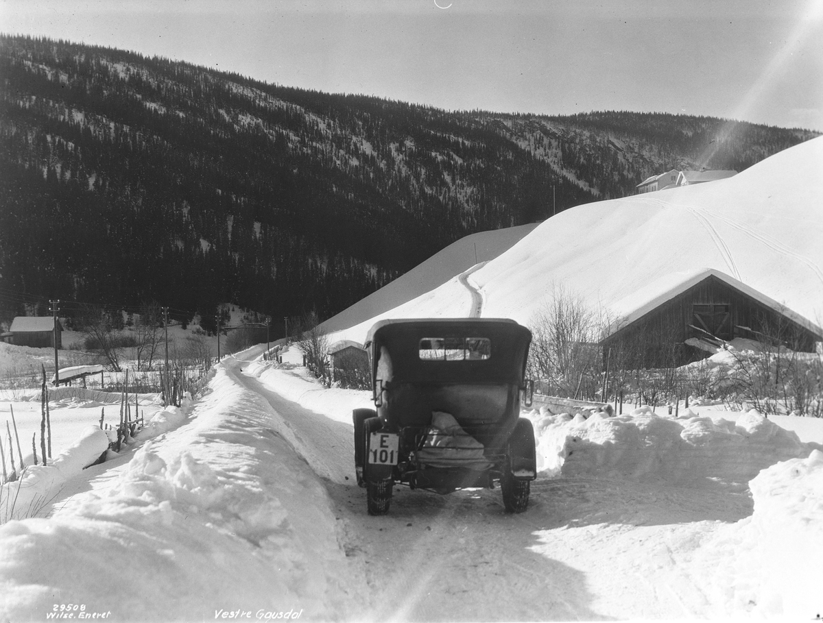 Anders Beer Wilse, Prot: Gausdal Vestre, automobil med plog
