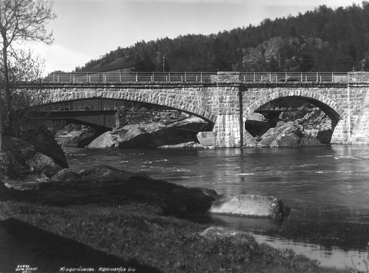 Anders Beer Wilse, Prot: Kragerølinien, Kammefos bro (Feil i protokoll)