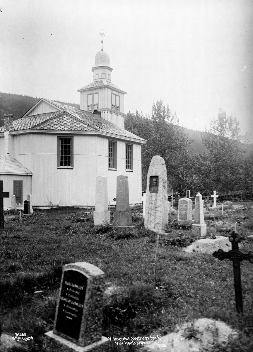Anders Beer Wilse, Prot: Gausdal Aulestad Vestre Konv: Vestre Gausdal, Svatsun kirke og vise Knuts grav
