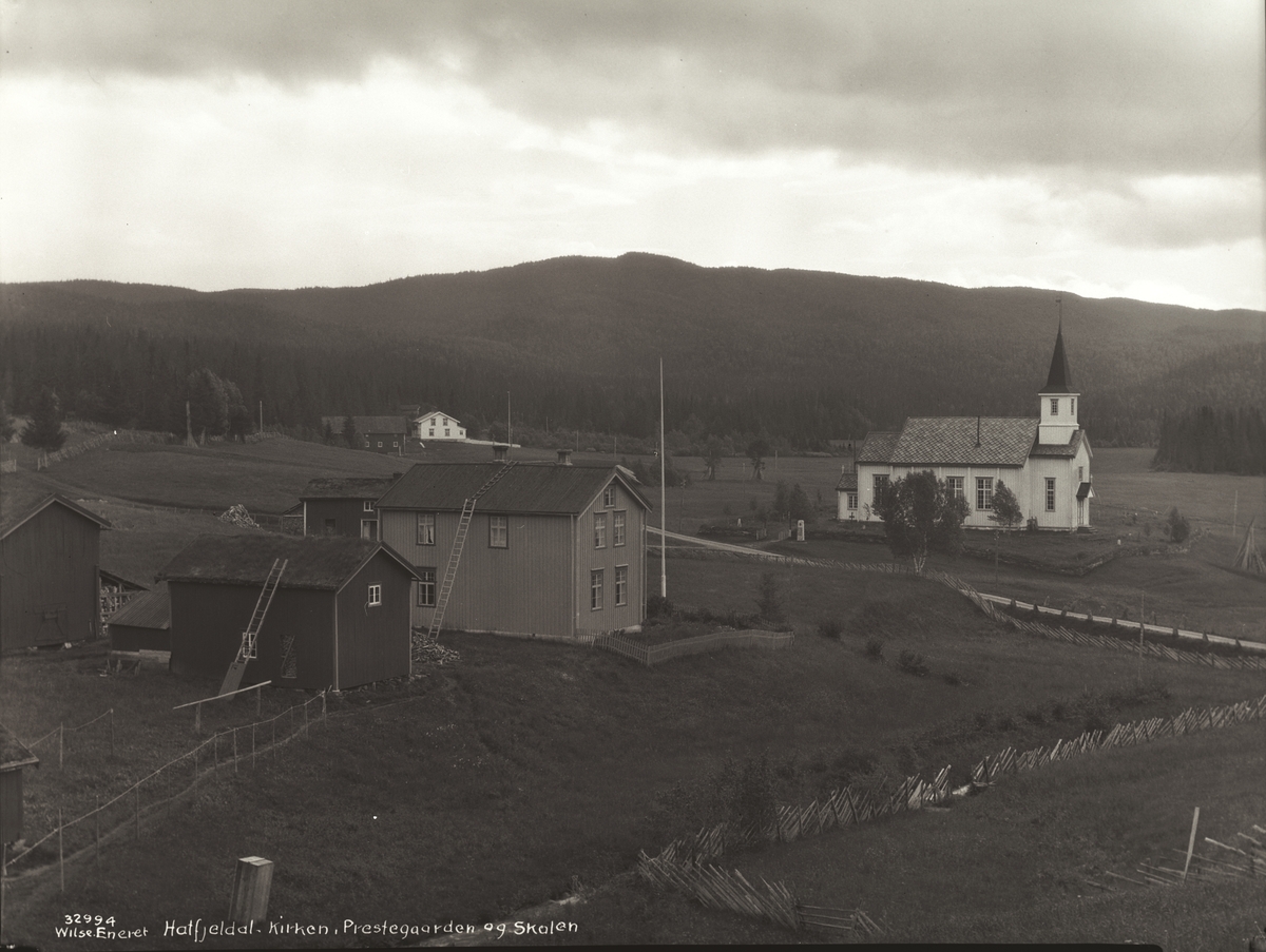 Anders Beer Wilse, Prot: Nordland - Hatfjeldal kirke, skole og præstegaard