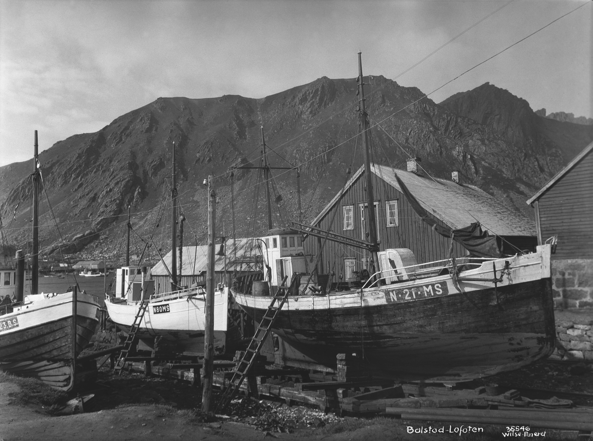 Anders Beer Wilse, Prot: Balstad, baattyper på bedding