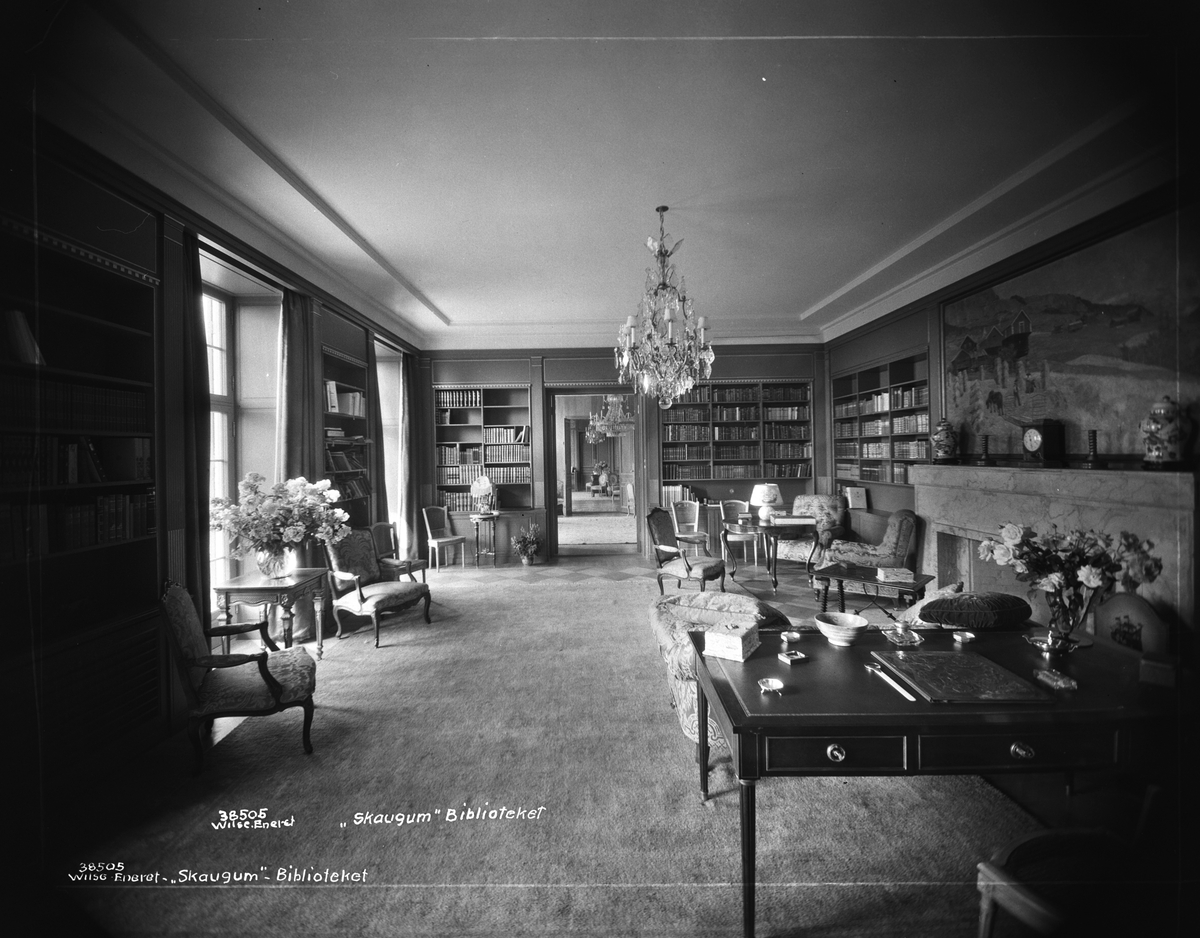 Anders Beer Wilse, Prot: Skaugum bibliotek