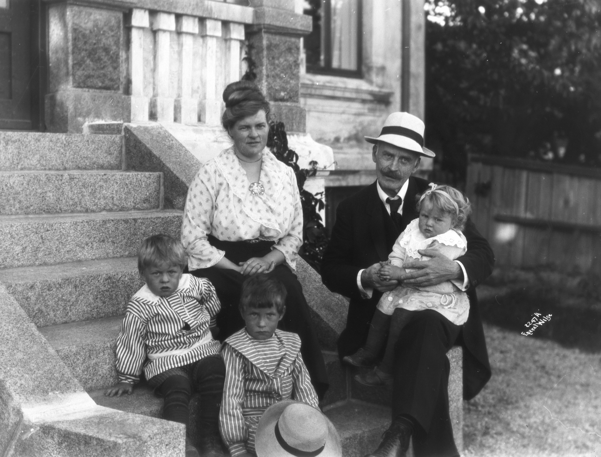 Anders Beer Wilse, Prot: Knut Hamsun med familie 13/7