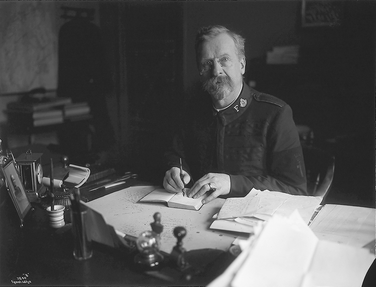Anders Beer Wilse, Prot: Frelsesarmeen Oberst Øgrim i sit Kontor