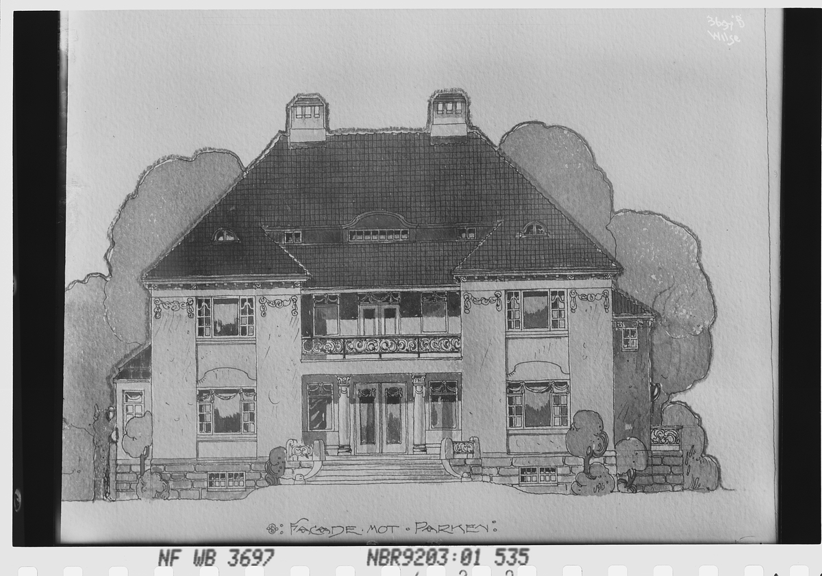 Anders Beer Wilse, Prot: Arkitektudstillingen