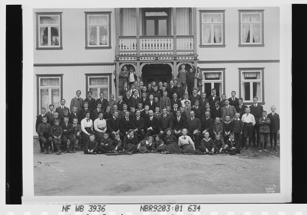 Anders Beer Wilse, Prot: Hartmans Pensionatskole Hvalstad - Gruppe