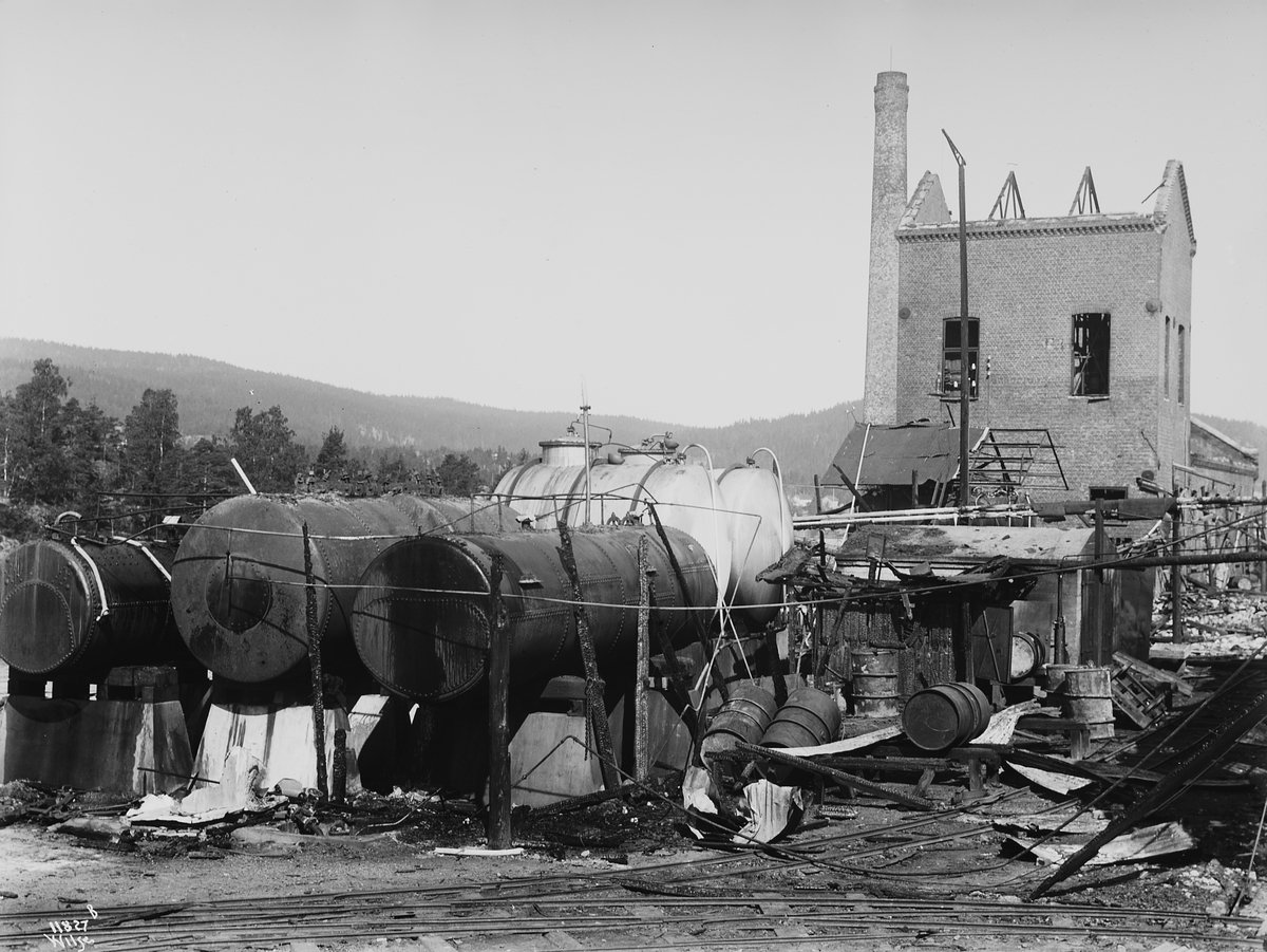 Anders Beer Wilse, Konv: Engene / brandtomten panor 1