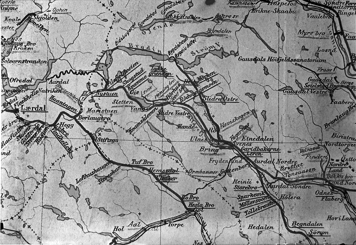 Anders Beer Wilse, Konv: Kart Valdres