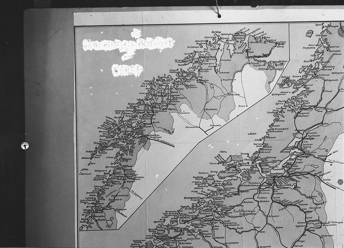 Anders Beer Wilse, Konv: Kart Nord Norge