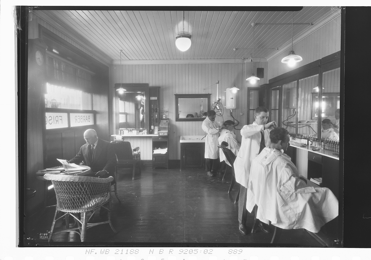 Anders Beer Wilse, Konv: Hansens barbersalong