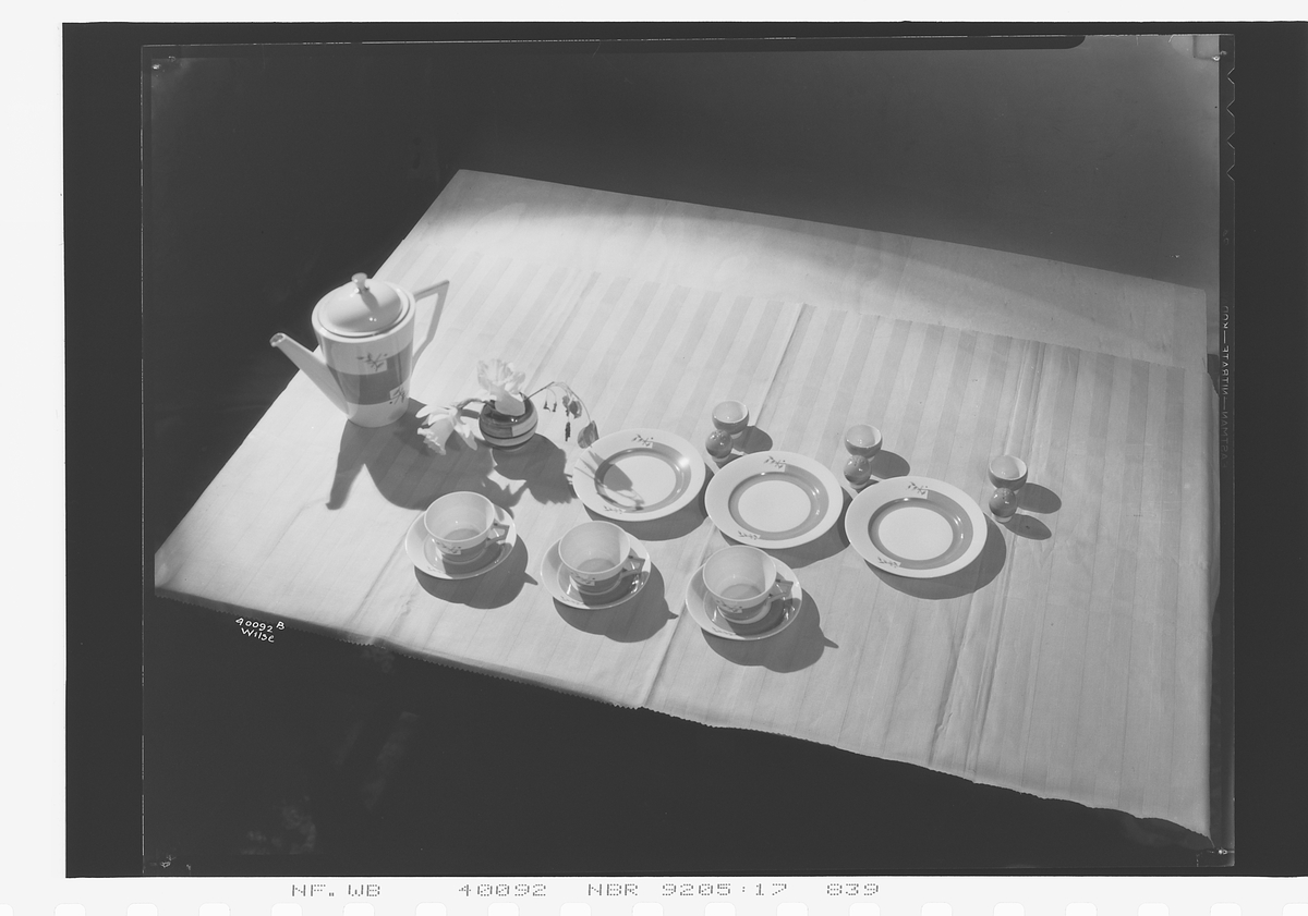 Anders Beer Wilse, Prot: Porsgrund Porselæn Kaffeservice
