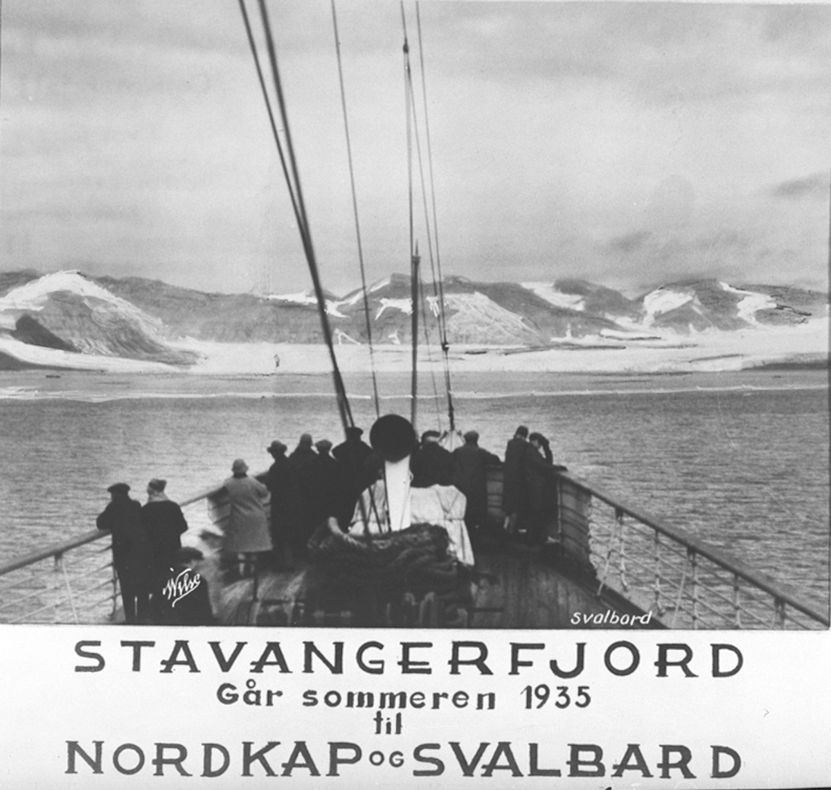 Anders Beer Wilse, Prot: Amerikalinien 14 neg for lysb.