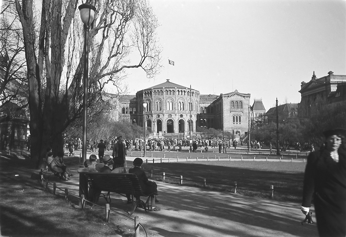 Anders Beer Wilse, Prot: Stortinget Hakeflagget
