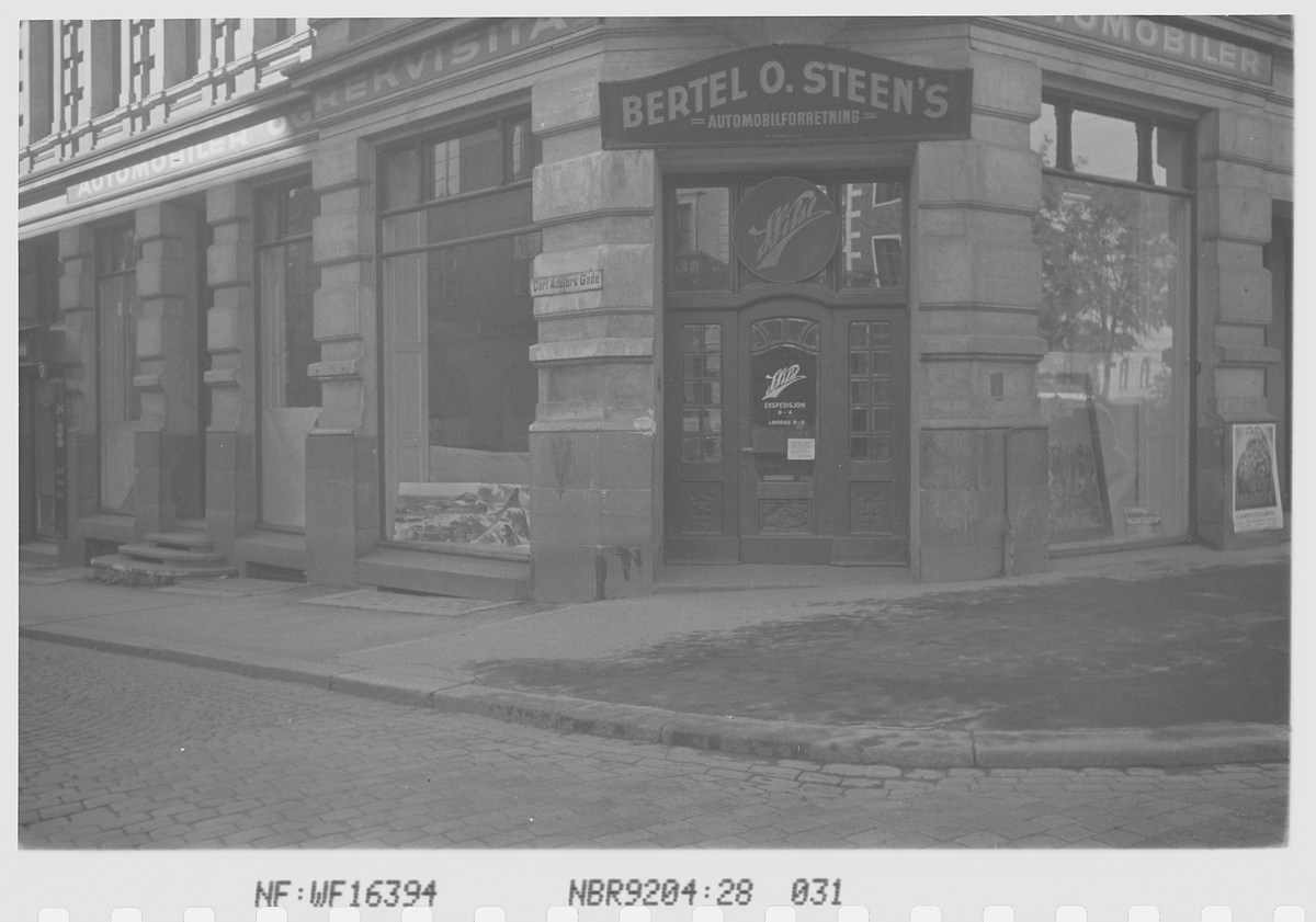 Anders Beer Wilse, Prot: Wilses butikk Bertel O. Steen