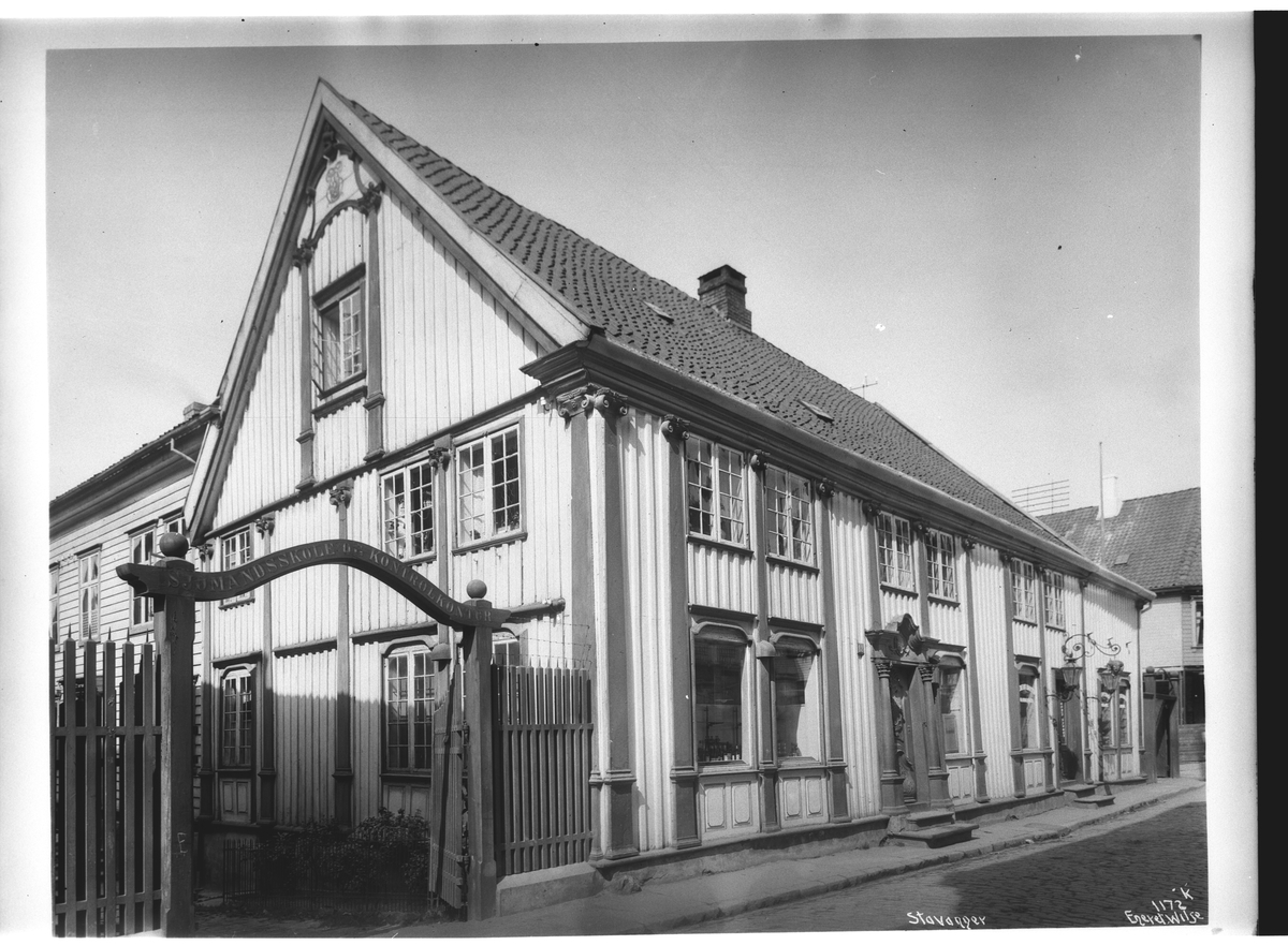 Anders Beer Wilse, Prot: Stavanger Fred. Hansens Hus seet fra Syd