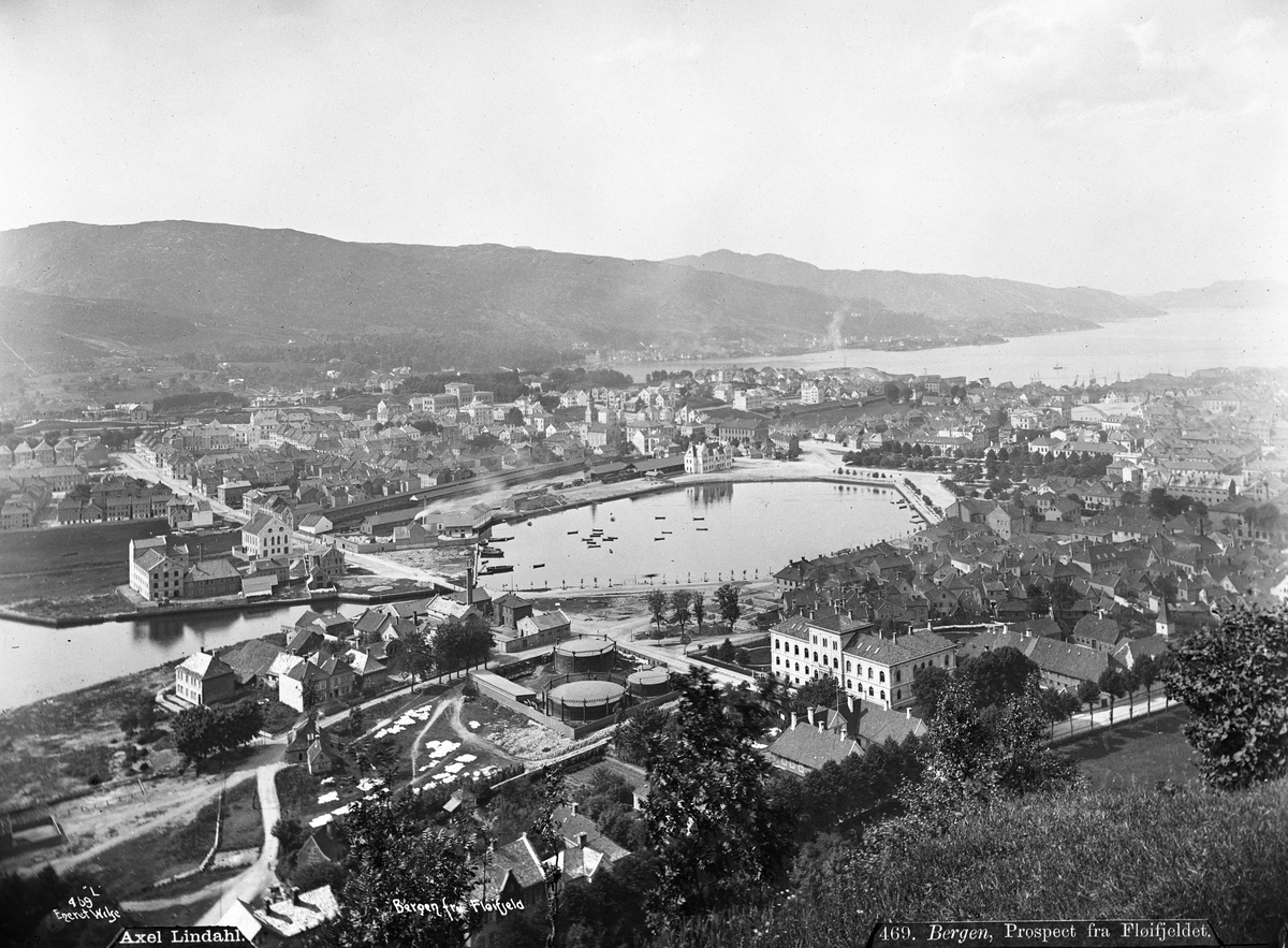 Axel Lindahl, Prot: Bergen fra Fløifjeldet