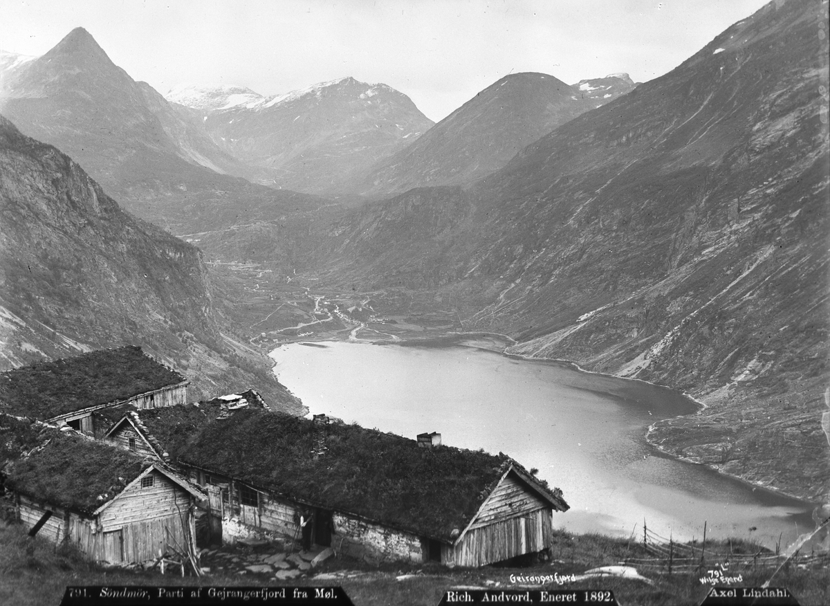 Axel Lindahl, "Prot: Søndmør Geirangerfjord fra Møl