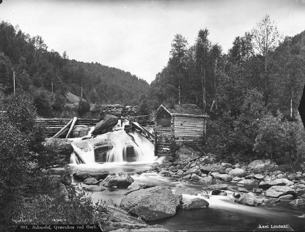 Axel Lindahl, "Prot: Soknedal. Kvernhus ved Garli