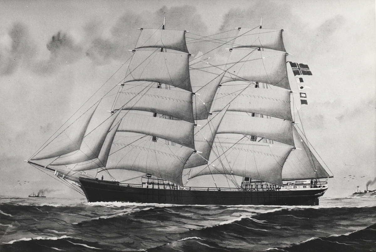 Unknown artist, Brigg 'Lagertha' (b.1864, Clifton, New Brunswick, Canada).
