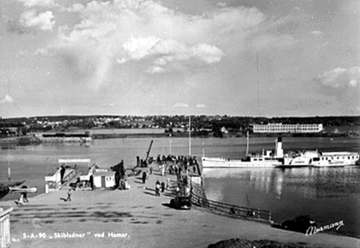 Anno Domkirkeodden, D. S. SKIBLADNER LEGGER TIL HAMAR BRYGGE, MJØSBÅT