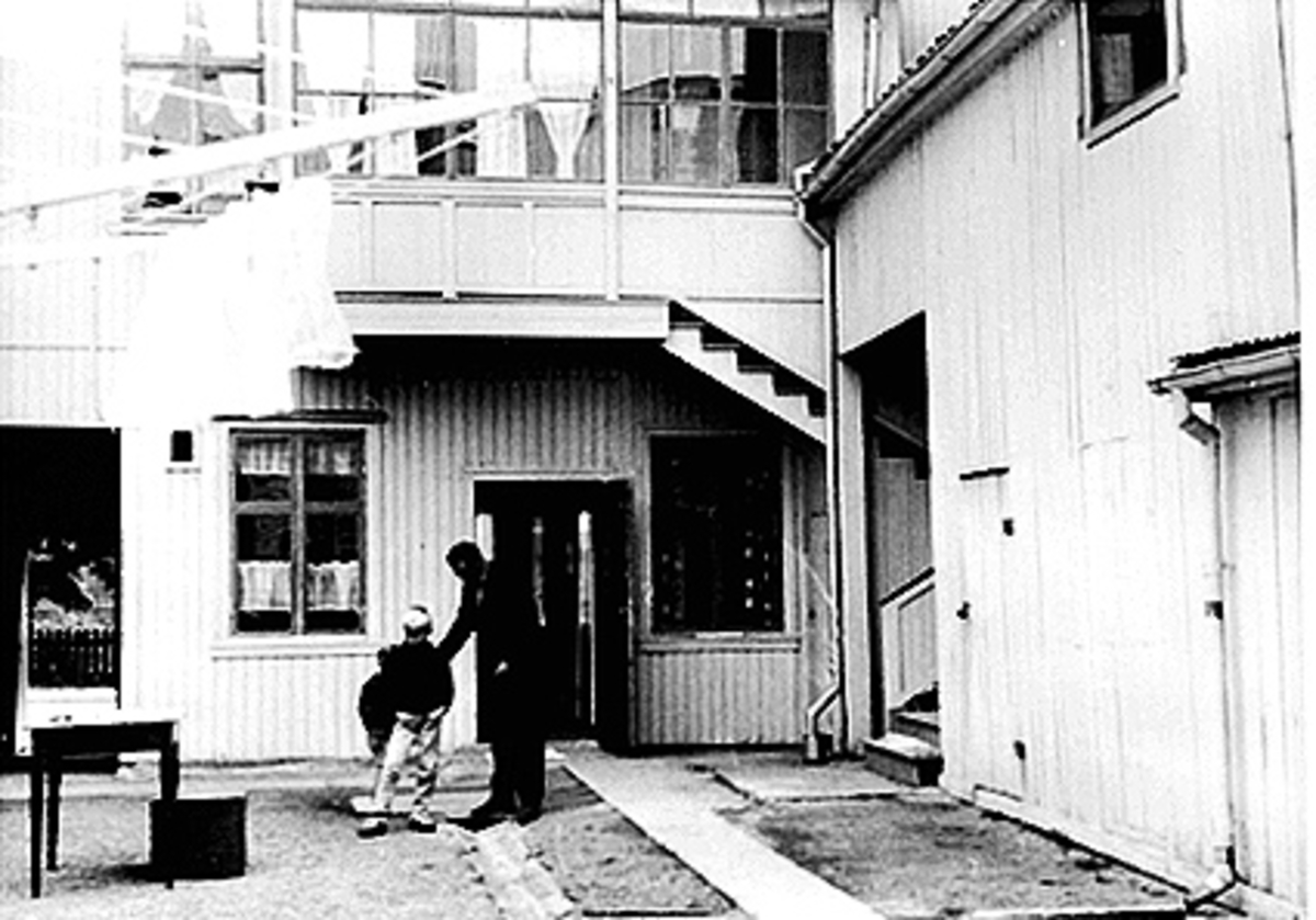 Anno Domkirkeodden, Skappelsgate 15, Hamar. Bakgård, gårdsrom "Skatollet"