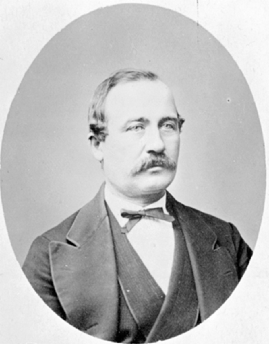 Anno Domkirkeodden, PORTRETT BYGGMESTER OG MURERMESTER HERMAN FRANG.