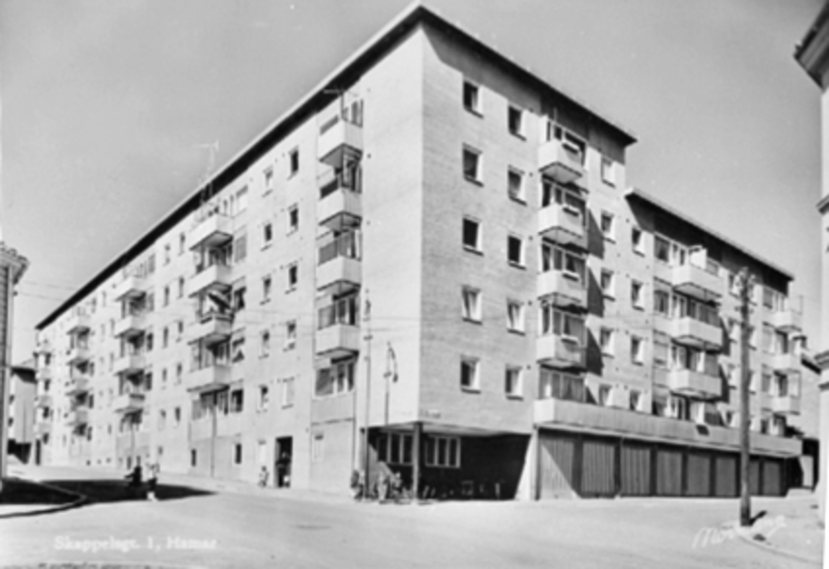 Anno Domkirkeodden, EKSTERIØR SKAPPELSGATE 1, BOLIGBLOKK