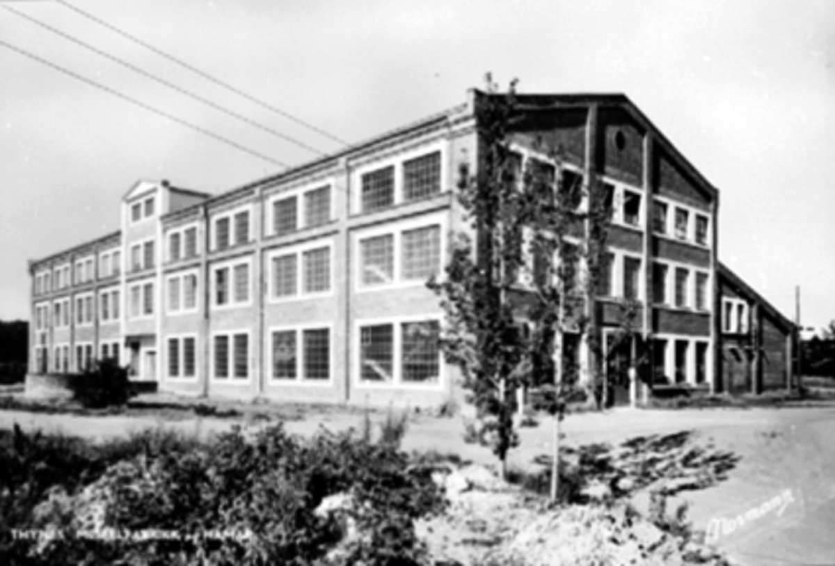 Anno Domkirkeodden, EKSTERIØR THYNES MØBELFABRIKK, HAMAR STÅLVERK, Dubb: 401-6148.