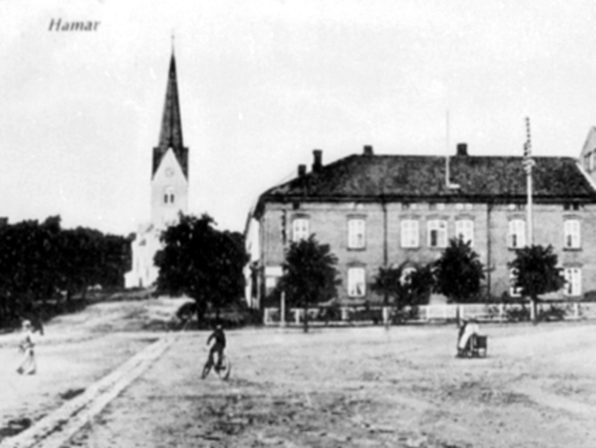 Anno Domkirkeodden, STORTORGET, MUNCHGÅRDEN, HAMAR DOMKIRKE, KIRKEGATA