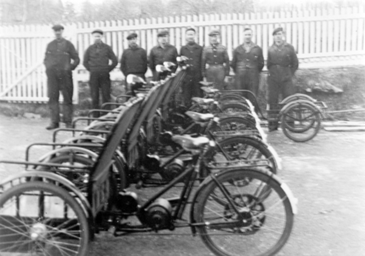 Anno Domkirkeodden, INGENIØR SVERRE HAGEN MEK. VERKSTED, LINDBERGBAKKEN 3, ELEKTRISKE MOTORSYKLER, 8 UKJENTE ARBEIDERE