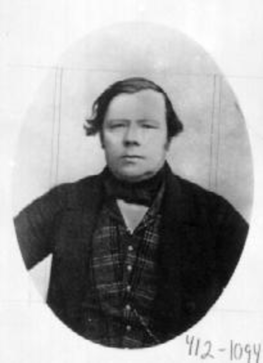 Anno Domkirkeodden, Portrett av Lars Bjørge, Furnes, født 5.9-1809, død 20.3-1886.