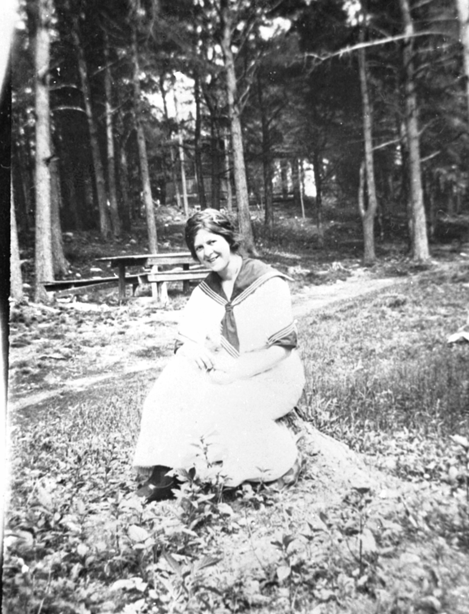 Anno Domkirkeodden, Torgei Vik f.1895 i Husebyparken, Brumunddal.