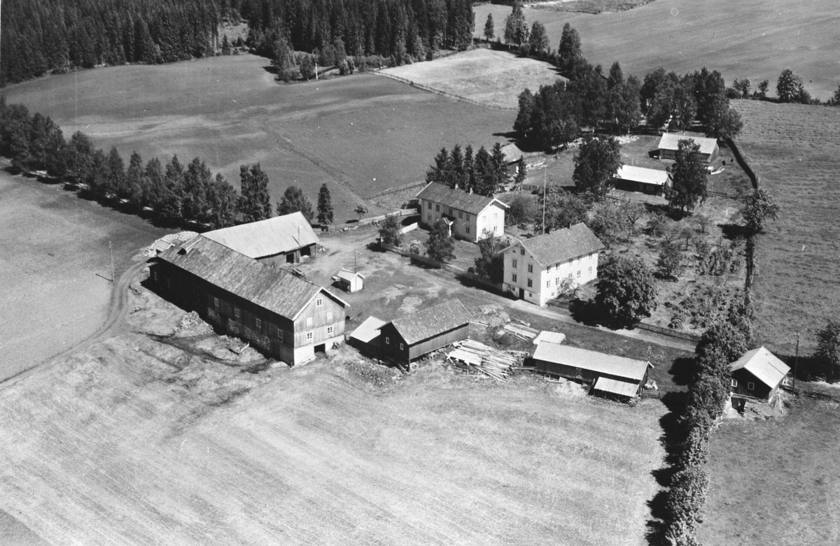 Anno Domkirkeodden, Flyfoto av Holo nordre, Gaupen, Ringsaker.