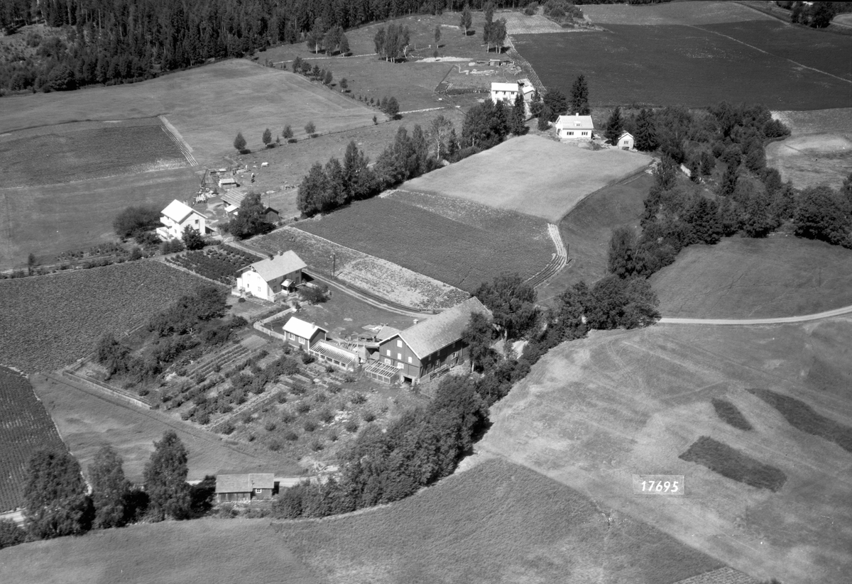 Anno Domkirkeodden, Flyfoto av Strand østre, Brumunddal.