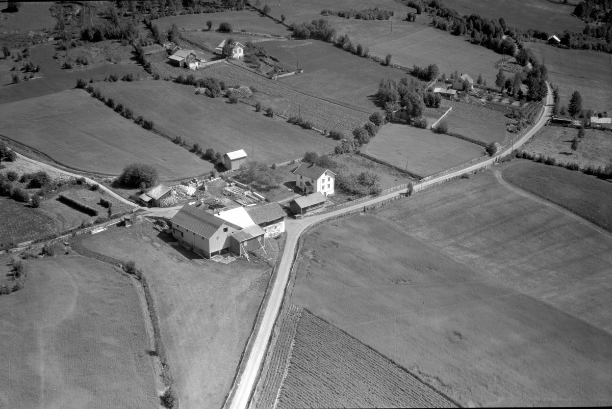 Anno Domkirkeodden, Flyfoto av Kylstad lille, Furnes, Ringsaker.