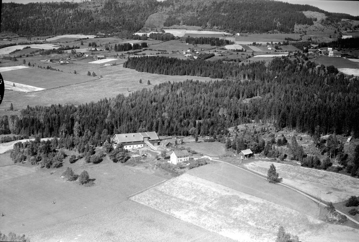 Anno Domkirkeodden, Flyfoto av Jøråsen gard, Moelv.