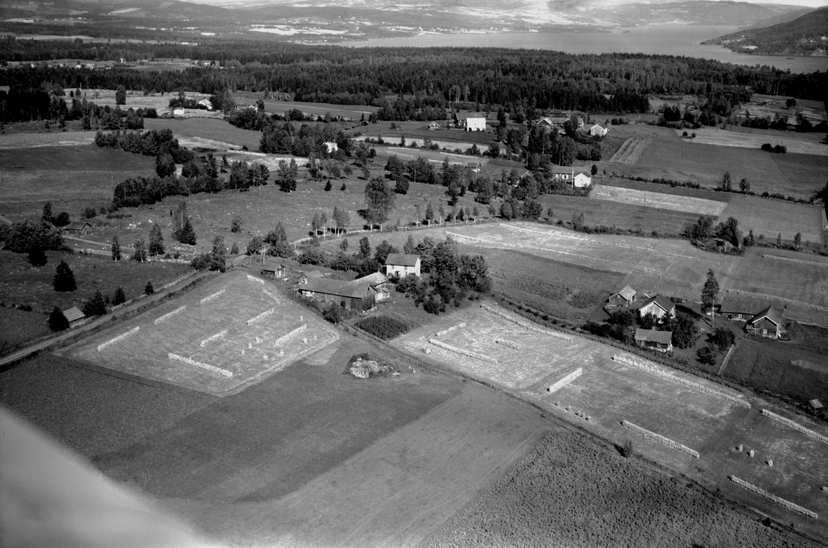 Anno Domkirkeodden, Flyfoto av Kjelsrud øvre, Smedstua, Nes, Hedmark.