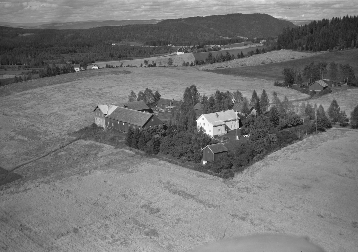 Anno Domkirkeodden, Flyfoto av Li, Stavsjø, Hedmark.