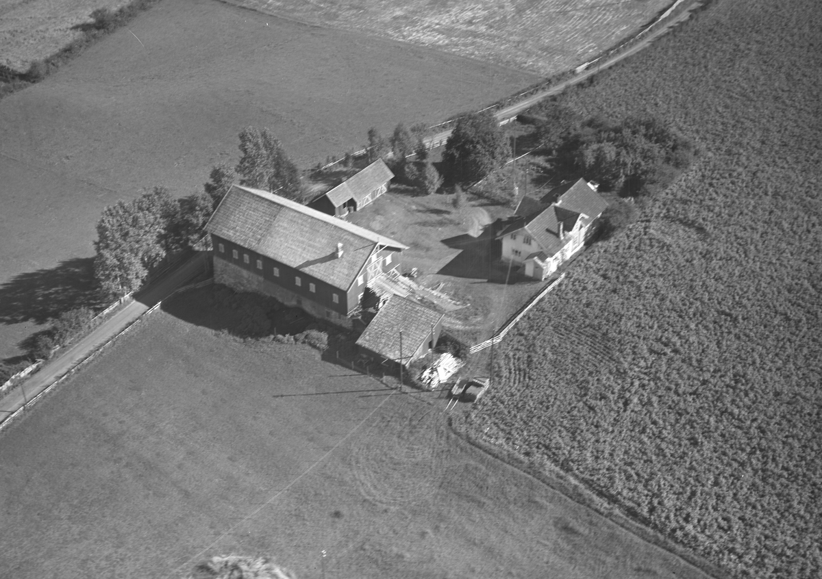 Anno Domkirkeodden, Flyfoto av Berg østre, Nes, Hedmark.