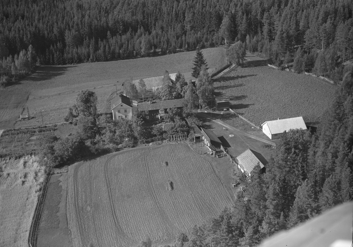 Anno Domkirkeodden, Flyfoto av Kampetin gard, Stavsjø, Ringsaker.