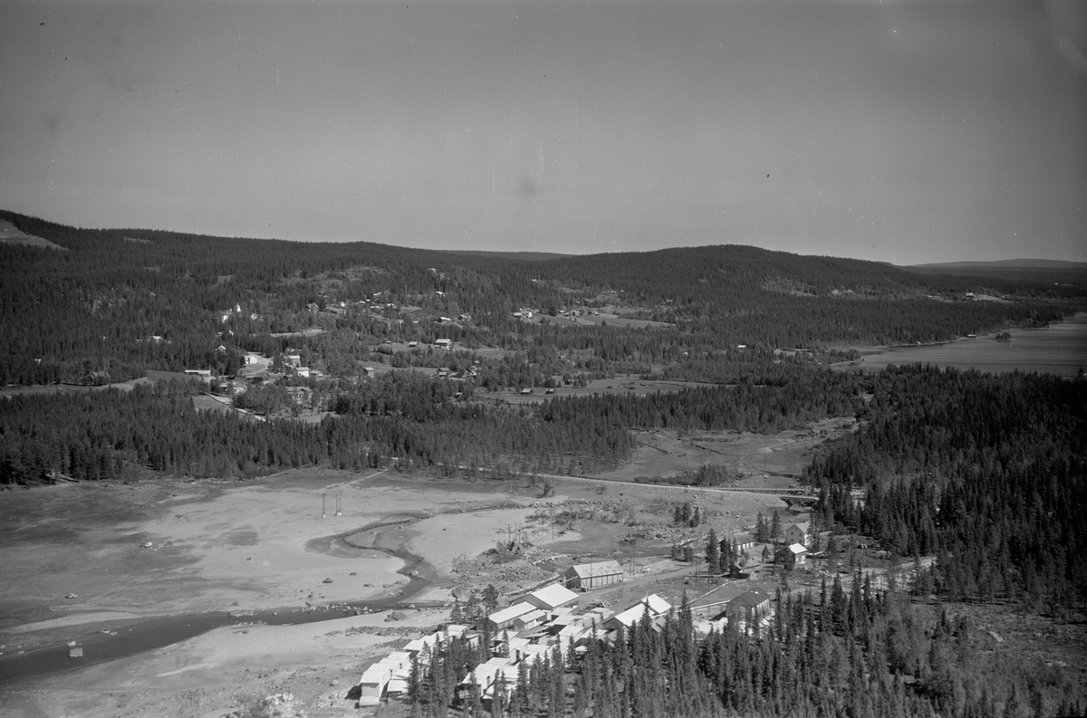 Anno Domkirkeodden, Flyfoto av Labbusa sag, Nord Mesna, Ringsaker.
