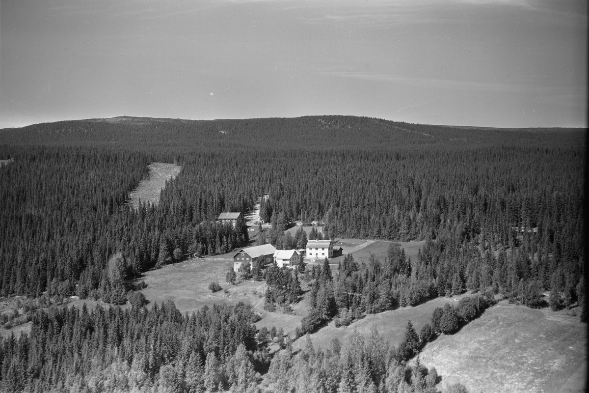 Anno Domkirkeodden, Flyfoto av Nordre Mesna gard i Mesnalia, Ringsaker.