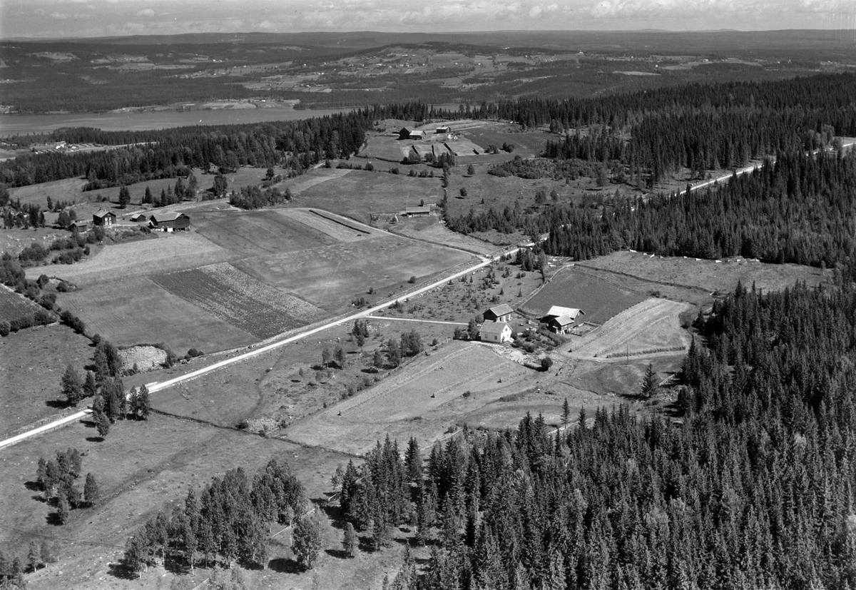 Widerøes Flyveselskap A/S, Flyfoto av Haugersvea, Ring, Ringsaker.
