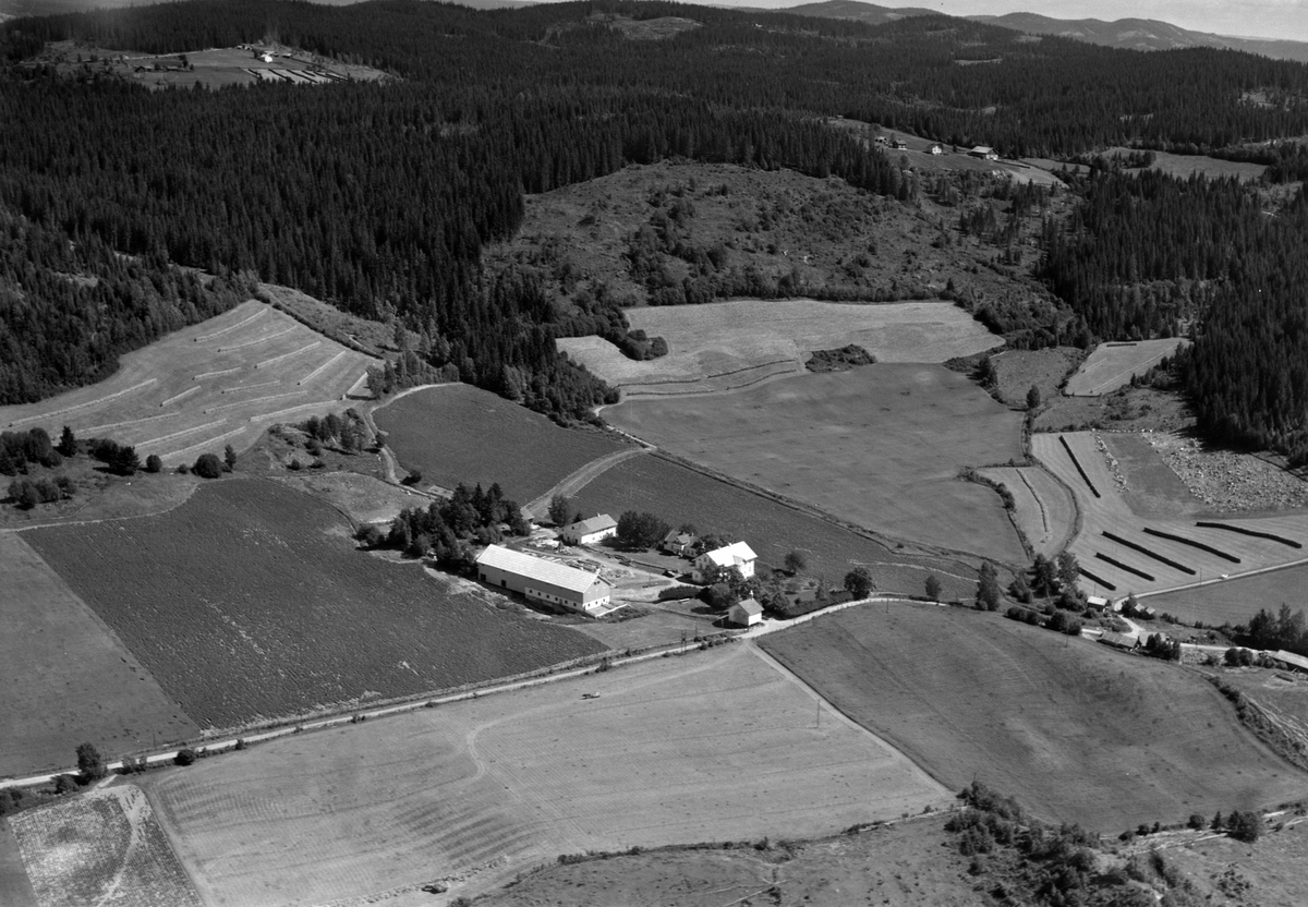 Widerøes Flyveselskap A/S, Flyfoto av Sæter gard, Ring, Ringsaker.