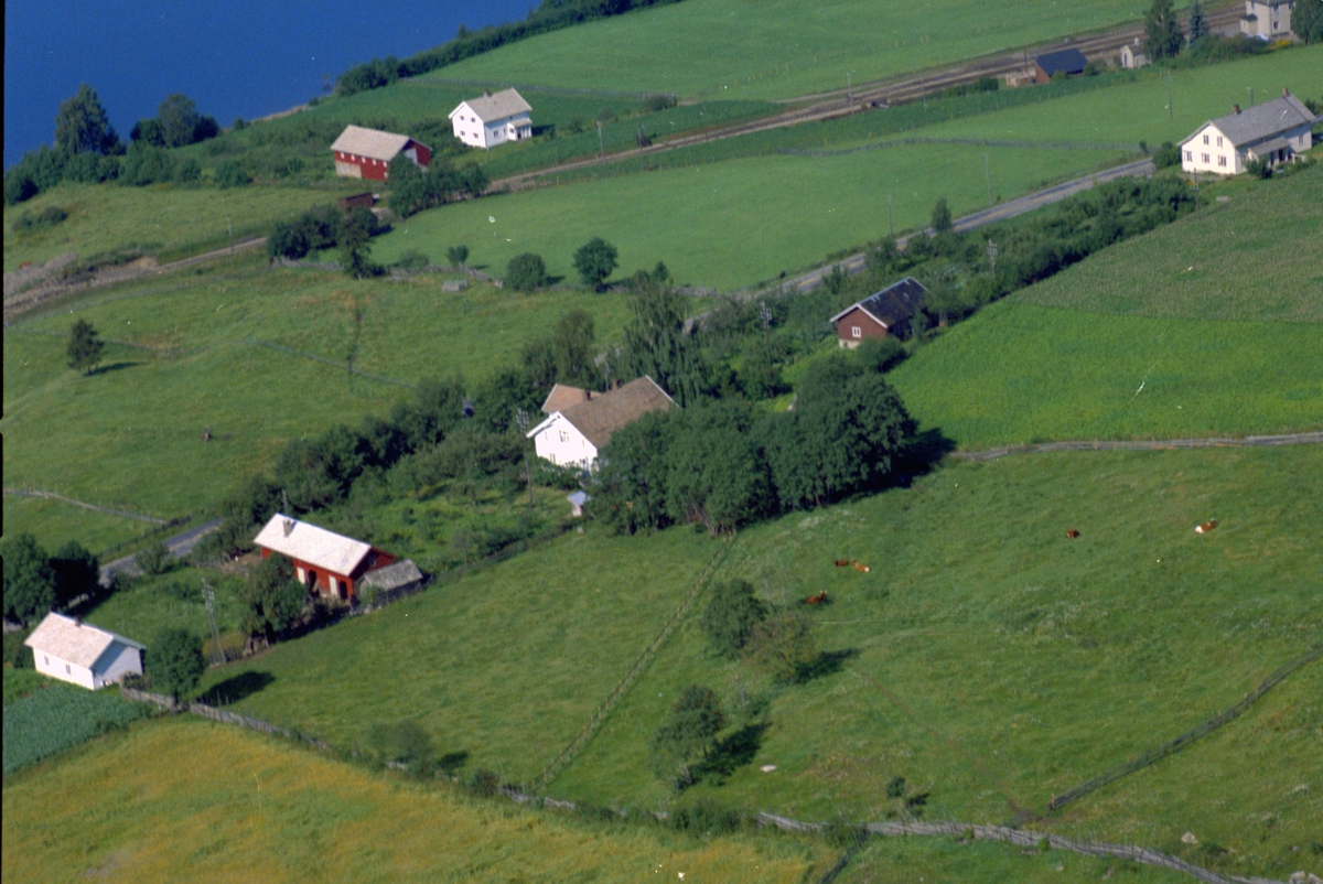 Widerøes Flyveselskap A/S, Flyfoto av bebyggelse Ring, Ringsaker.