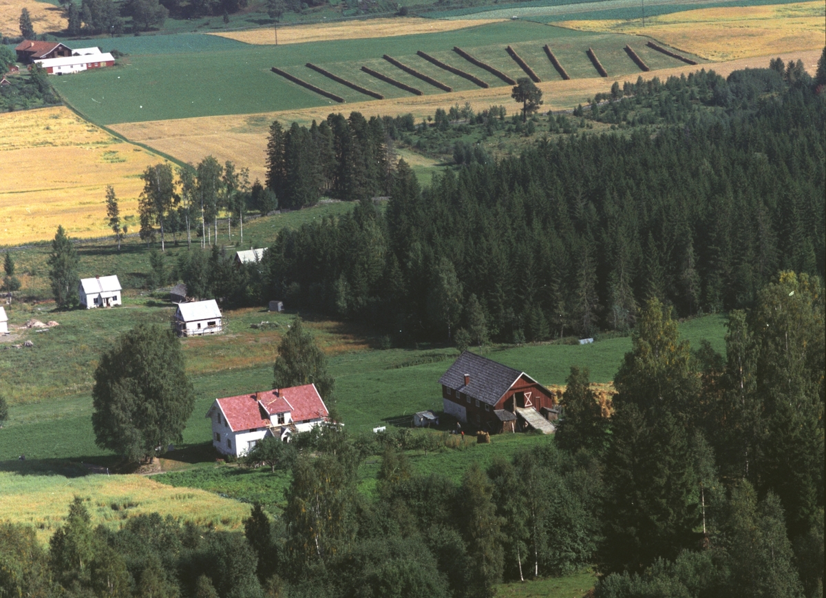 Widerøes Flyveselskap A/S, Flyfoto, Utsikten, Gaupen, Ringsaker.