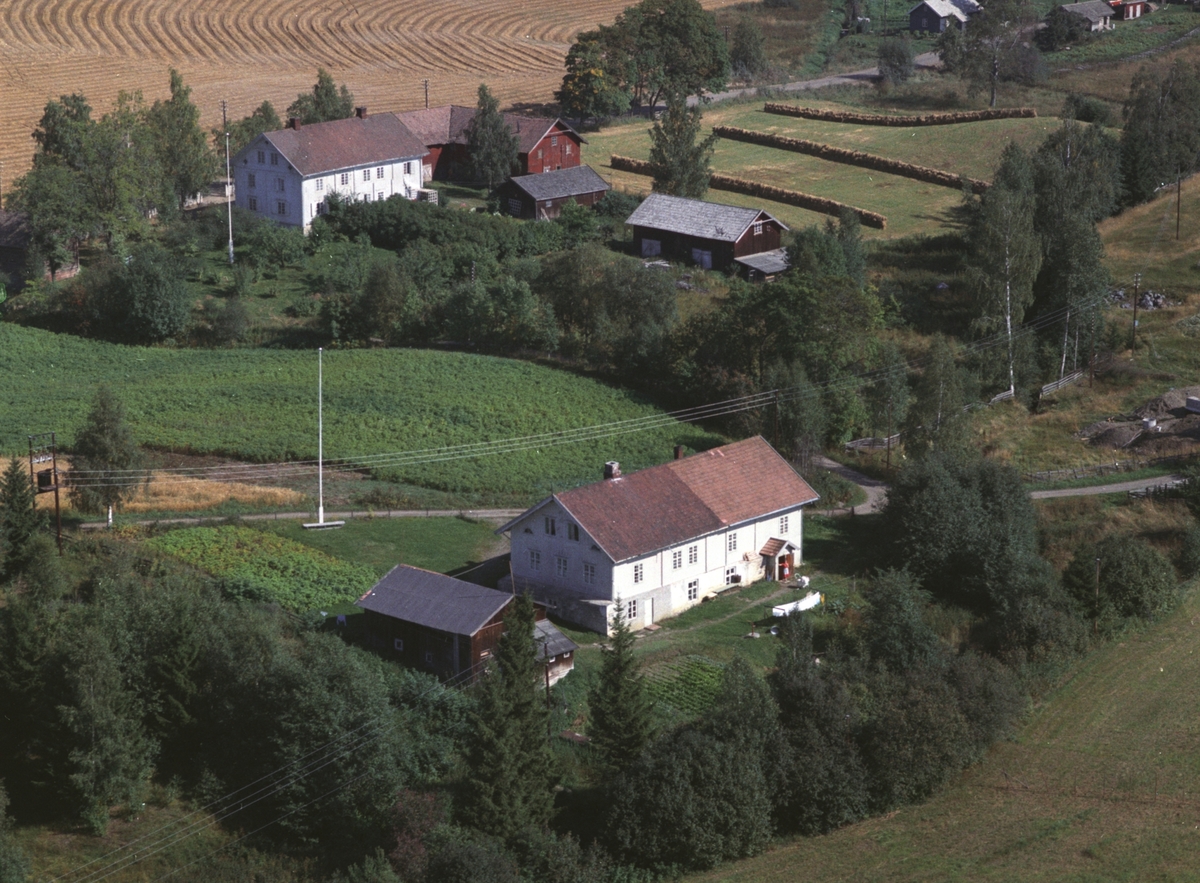 Widerøes Flyveselskap A/S, Flyfoto, Fremad forsamlingslokale, Eriksrud, Åshøgda, Ringsaker.