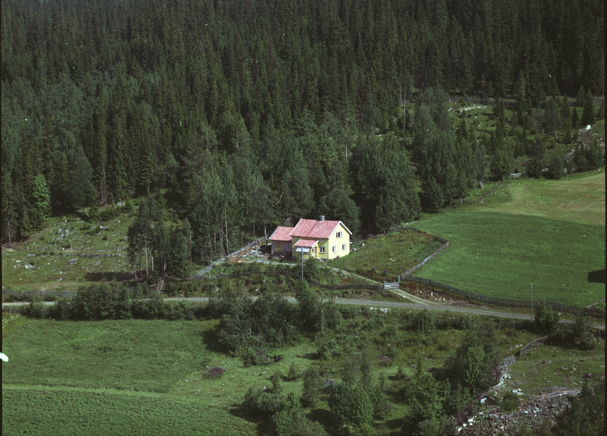 Widerøes Flyveselskap A/S, Flyfoto, Solhaug, Mesnalia, Ringsaker.